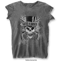 Guns N' Roses - Womens Faded Skull T-Shirt