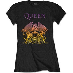 Queen - Womens Gradient Crest T-Shirt