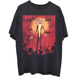 Disney - Unisex The Nightmare Before Christmas Jack Orange Sun T-Shirt