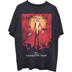 Disney - Unisex The Nightmare Before Christmas Jack Orange Sun & Logo T-Shirt