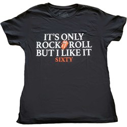 The Rolling Stones - Womens Sixty It'S Only R&R But I Like It T-Shirt