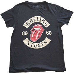 The Rolling Stones - Womens Sixty Biker Tongue T-Shirt