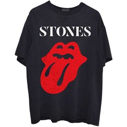 The Rolling Stones - Unisex Sixty Classic Vintage Solid Tongue T-Shirt