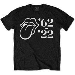 The Rolling Stones - Unisex Sixty Outline '62 - '22 T-Shirt