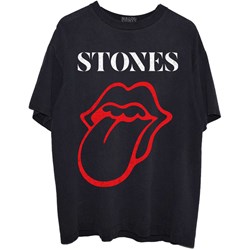 The Rolling Stones - Unisex Sixty Classic Vintage Tongue T-Shirt