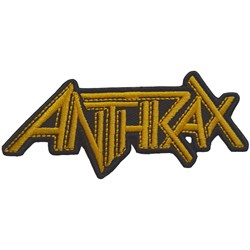 Anthrax - Unisex Yellow Logo Standard Patch