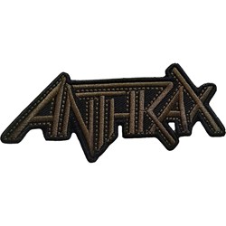 Anthrax - Unisex Brown Logo Standard Patch