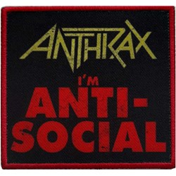 Anthrax - Unisex Anti-Social Standard Patch