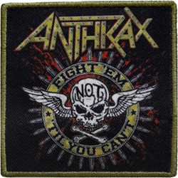 Anthrax - Unisex Fight 'Em Standard Patch