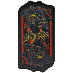 Anthrax - Unisex Evil King Standard Patch