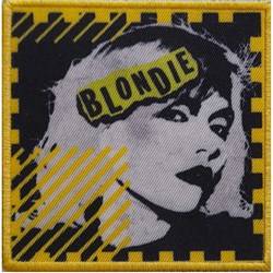 Blondie - Unisex Punk Logo Mono Standard Patch