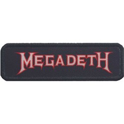 Megadeth - Unisex Logo Outline Standard Patch