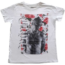 Tupac - Womens Floral T-Shirt