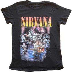 Nirvana - Womens Unplugged Photo T-Shirt