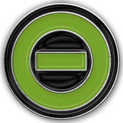Type O Negative - Unisex Negative Symbol Pin Badge