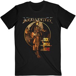 Megadeth - Unisex The Sick, The Dying … And The Dead Circle Album Art T-Shirt