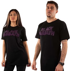 Black Sabbath - Unisex Wavy Logo Embellished T-Shirt