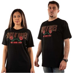 Guns N' Roses - Unisex 87 Tour Embellished T-Shirt