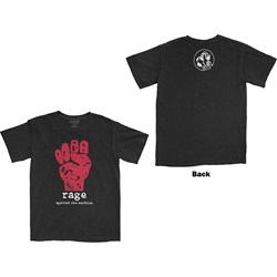 Rage Against The Machine - Unisex Red Fist T-Shirt