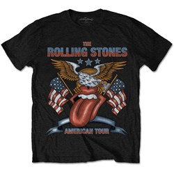 The Rolling Stones - Unisex Usa Tour Eagle T-Shirt