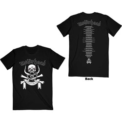 Motorhead - Unisex March Or Die Lyrics T-Shirt
