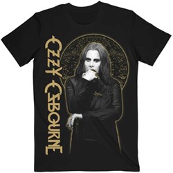 Ozzy Osbourne - Unisex Patient No. 9 Gold Graphic T-Shirt