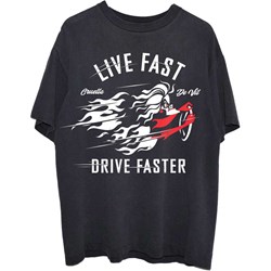 Disney - Unisex 101 Dalmations Cruella Live Faster T-Shirt