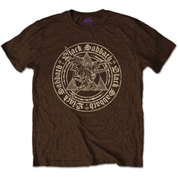 Black Sabbath - Unisex Henry Pyramid Emblem T-Shirt