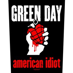 Green Day - Unisex American Idiot Back Patch