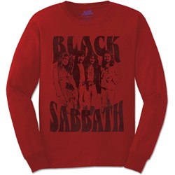 Black Sabbath - Unisex Band And Logo Long Sleeve T-Shirt