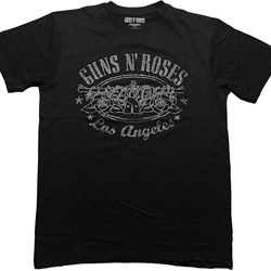 Guns N' Roses - Unisex La Logo Embellished T-Shirt