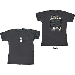 U2 - Unisex 360 Degree Tour Croke Park 2009 T-Shirt