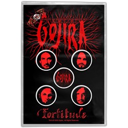 Gojira - Unisex Fortitude Button Badge Pack
