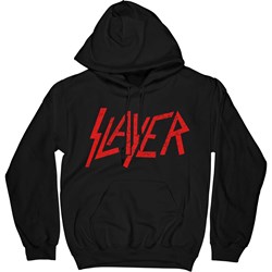 Slayer - Unisex Distressed Logo Pullover Hoodie