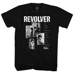 The Beatles - Unisex Revolver Tracklist T-Shirt