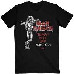 Iron Maiden - Unisex Beast Over Hammersmith World Tour '82 T-Shirt