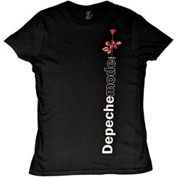 Depeche Mode - Womens Violator Side Rose T-Shirt