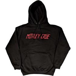 Motley Crue - Unisex Distressed Logo Pullover Hoodie