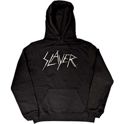 Slayer - Unisex Scratchy Logo Pullover Hoodie