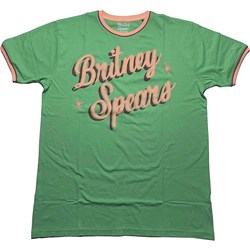 Britney Spears - Unisex Retro Text Ringer T-Shirt