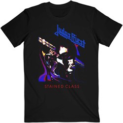Judas Priest - Unisex Stained Class Purple Mixer T-Shirt