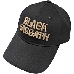 Black Sabbath - Unisex Text Logo Baseball Cap