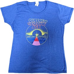 Queens Of The Stone Age - Womens Warp Planet T-Shirt