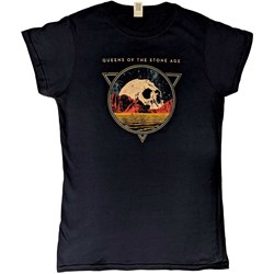 Queens Of The Stone Age - Womens Skull Lady T-Shirt