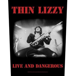 Thin Lizzy - Unisex Live & Dangerous Back Patch