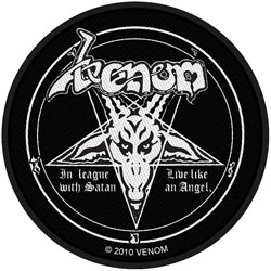 Venom - Unisex In League With Satan Standard Patch