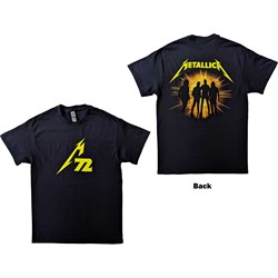 Metallica - Unisex 72 Seasons Strobes Photo T-Shirt