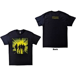 Metallica - Unisex 72 Seasons Burnt Strobe T-Shirt