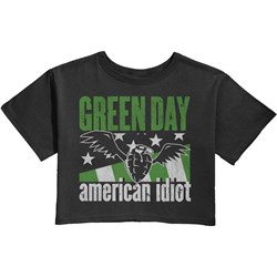 Green Day - Womens American Idiot Wings Crop Top