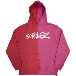 Gorillaz - Unisex Two-Tone Brush Logo Pullover Hoodie